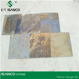 Rusty Slate Stone Tiles,Rustic Slate Tiles,Natural Slate,Rustic Stone Floor Tiles,Slate Wall Tiles,Slate Floor Tiles, China Culture Slate Slabs & Tiles, Wall Stone Buliding Panel for Building