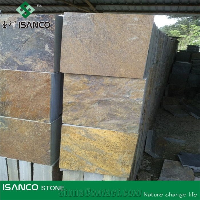 Rusty Slate Stone Tiles,Rustic Slate Tiles,Natural Slate,Rustic Stone Floor Tiles,Slate Wall Tiles,Slate Floor Tiles, China Culture Slate Slabs & Tiles, Wall Stone Buliding Panel for Building