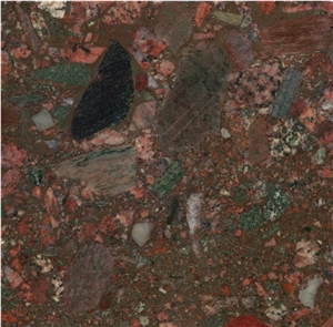 Seven Color Granite Stone Table & Kitchen Countertop, Polished Colorful Granite Stone
