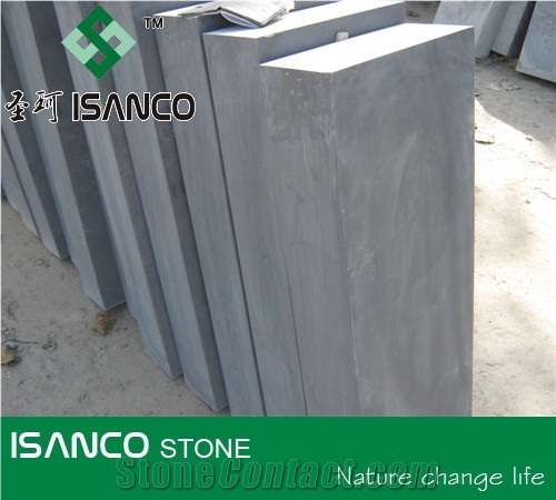Shandong Blue Limestone Paving Tiles Blue Limestone Slabs Honed Blue Limestone Pavers Tiles& Slabs Landscaping Stone