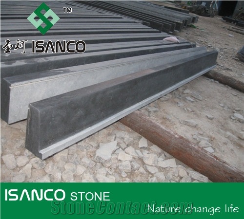 Shandong Blue Stone Window Sills Blue Limestone Window Frame Stone Lattice Windows China Blue Limestone Window Surround Natural Stone Blue Stone Window Parapets Honed Finish
