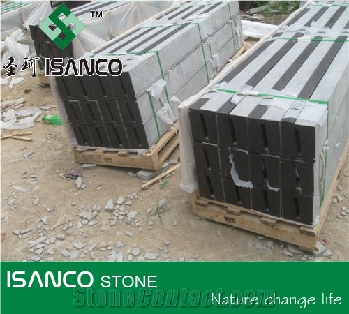 Shandong Blue Stone Window Sills Blue Limestone Window Frame Stone Lattice Windows China Blue Limestone Window Surround Natural Stone Blue Stone Window Parapets Honed Finish