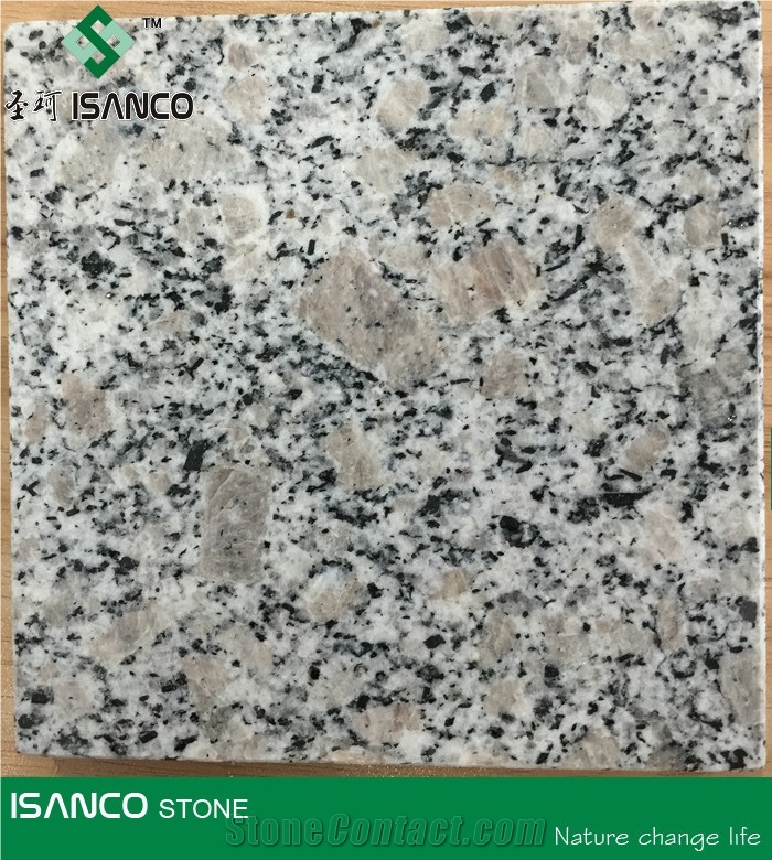 Shandong G383 Pearl Flower Granite Light Grey Granite G383 Granite Wall Covering Tiles Floor Covering Slabs G383 Granite Skirting