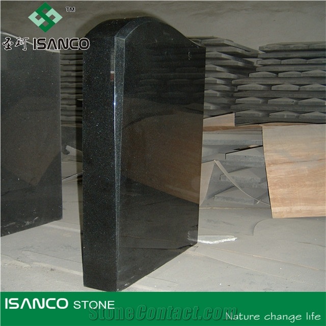 Shape Carving Tombstone, Shanxi Black,Black Granite,China Granite,Polished Granite Absolute Black Granite Tombstone