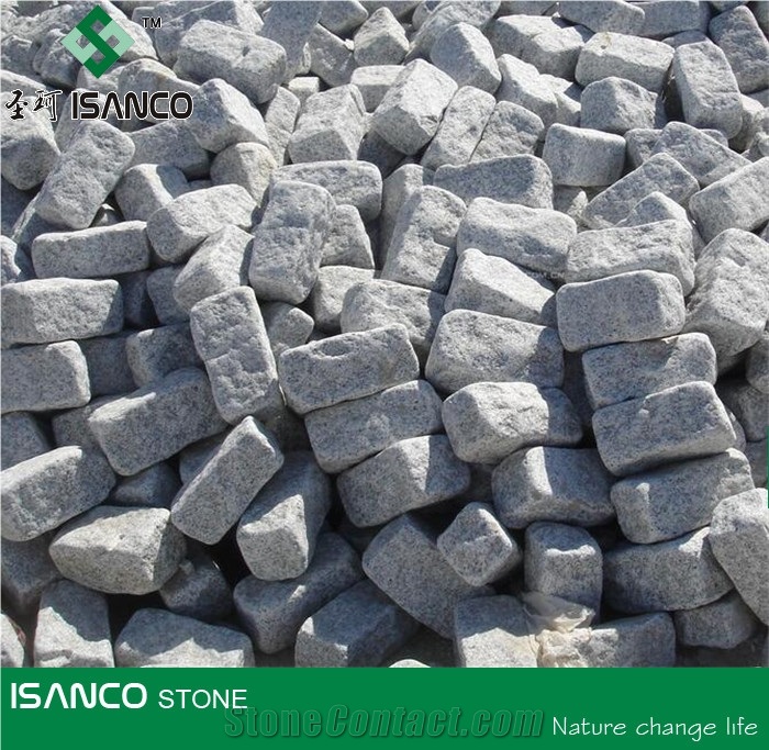Tumbled Grey Granite Cube Stone Rain Drainage Pavers G388 Granite Yellow Granite Walkway Pavers White Granite Stone G603 Patio Pavers Shandong Cheap Rusty Granite G350 Granite Driveway Paving Stone