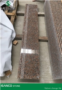 Very Cheap Price G562 Granite Light Color Stair Treads & Stair Riser Maple Red Granite Staircase G562 Granite Step Red Granite Deck Stair G562 Red Granite Light Color