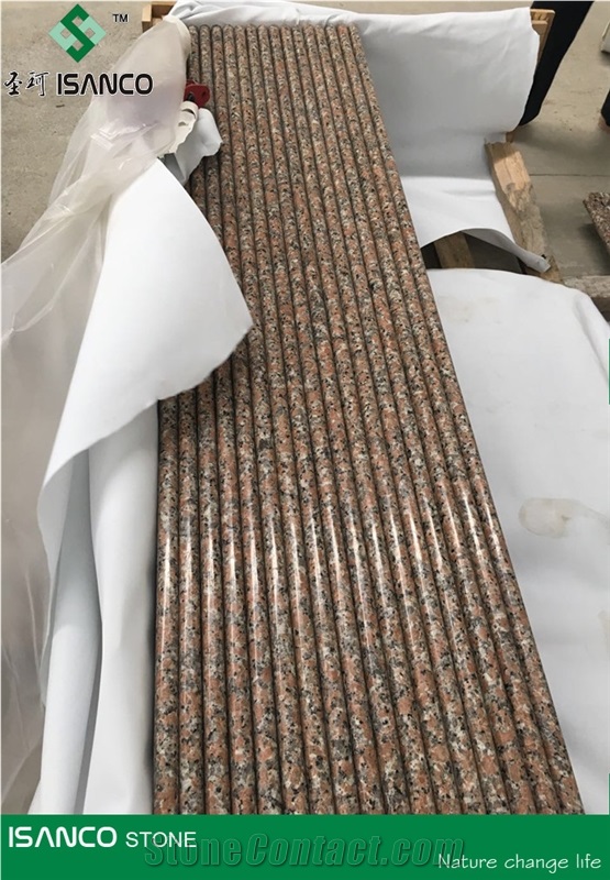 Very Cheap Price G562 Granite Light Color Stair Treads & Stair Riser Maple Red Granite Staircase G562 Granite Step Red Granite Deck Stair G562 Red Granite Light Color
