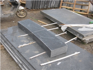 Wellest Blue Limestone Step,Treads & Riser,Bullnose Edge,Honed,China Limestone,Natural Stone Stairs