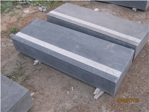 Wellest Blue Limestone Step,Treads & Riser,Bullnose Edge,Honed,China Limestone,Natural Stone Stairs