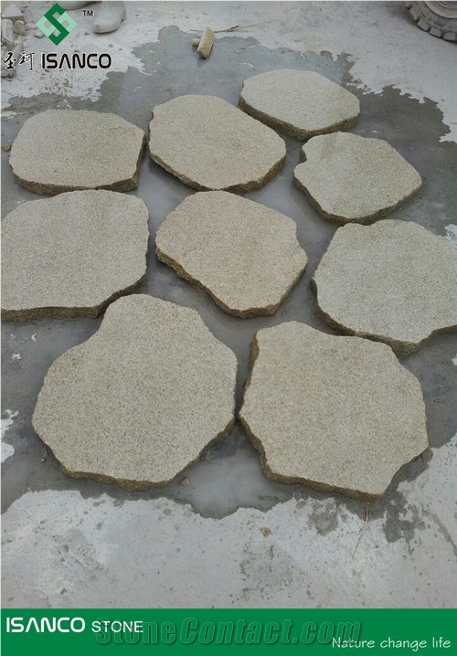 Yellow Granite Walkway Pavers, G388 Granite Park Paving Flagstone Stone & Giallo Cecilia Garden Granite Pavements & Granite Courtyard Road Pavers G388 Yellow Granite