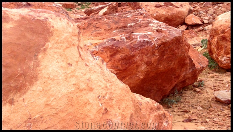 Red Jasper Marble Blocks