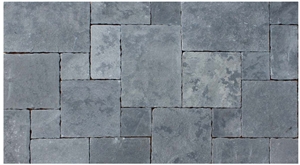Cambrian Charcoal Limestone Opus (Roman) Pattern Cambrian Charcoal Limestone Opus (Roman) Pattern