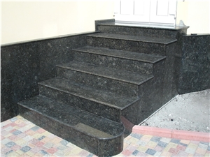 Blue Pearl Db Granite Stairs