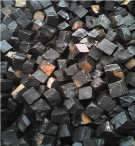 Black Basalt Landscaping Stones, Cube Stone Black Basalt Landscaping Stones, Cube Stone
