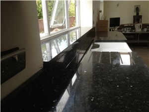 Blue Pearl Granite Perimeter Bench Top