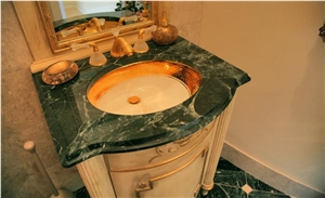 Shrouk Green Vanity Top