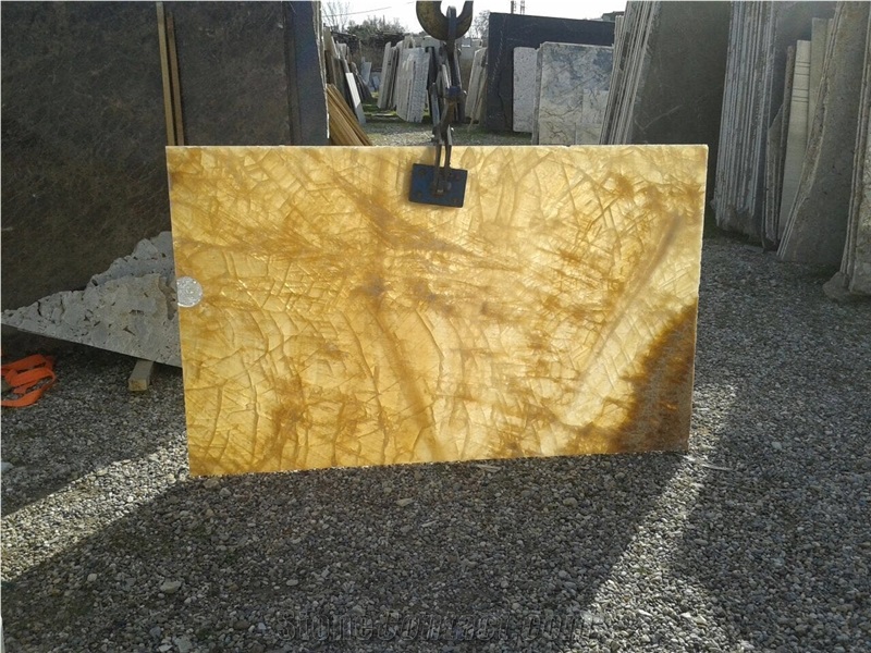 Turkey Golden Onyx Slabs
