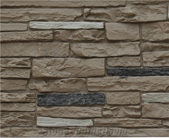Lightweight Simulated Stone Siding Panels