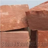 Red Granite Block