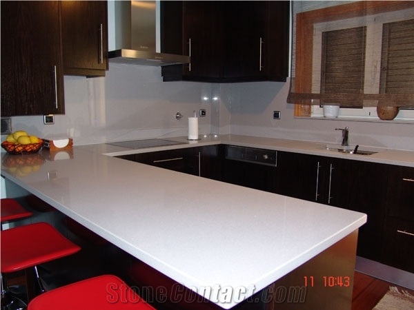 Quartz Engineered Stone Kitchen Countertops