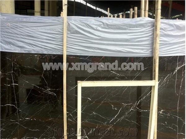 Noir St. Laurent Brown Marble, China Dark Emperador, China Marron Emperador, China Brown Marble Tiles and Slabs