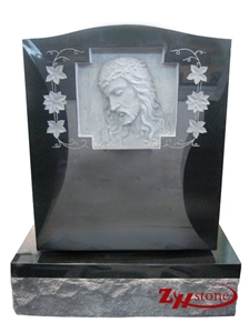 Asian Style Columns Tianshan Red Granite Tombstone Design/ Western Style Monuments/ Double Monuments/ Upright Monuments/ Headstones