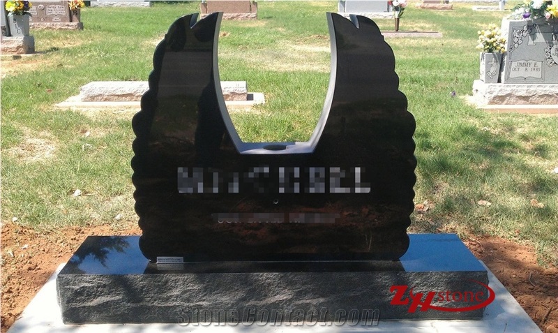 Cheap Price Heart Design with Side Vase Sesame White/ G603 Granite Heart Tombstones/ Single Monuments/ Upright Monuments/ Engraved Tombstones/ Headstones