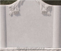 Good Quality Cheap Price Sandblast Exaggerated Serp Top G603/ Sesame White Granite Monumentdesign/ Western Style Monuments/ Cemetery Tombstones/ Gravestone/ Custom Monuments