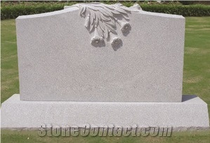 Good Quality Cheap Price Sandblast Exaggerated Serp Top G603/ Sesame White Granite Monumentdesign/ Western Style Monuments/ Cemetery Tombstones/ Gravestone/ Custom Monuments