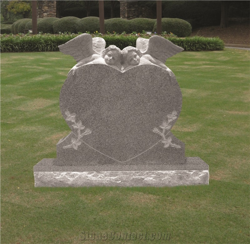 Good Quality Engraved Flowers Cross Upright Design Sesame White/ G603 Granite Tombstone Design/ Cross Tombstones/ Single Monuments/ Upright Monuments/ Engraved Headstones