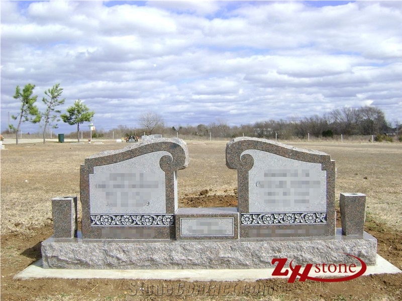 Good Quality Polished Three Pieces Slant Tops Absolute Black/ China Black/ Shanxi Black Granite Memorial/ War Memorials/ Memorial Monuments/ Family Memorials/ Memorial Statues