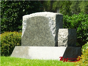 Goog Quality Rainbow Design Vizag Blue/ Bahama Blue Granite Tombstone Design/ Western Style Monuments/ Upright Monuments/ Headstones/ Monument Design
