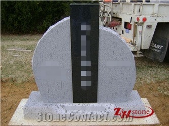 Own Factory Kid Usage Double Bears with Heart Sunset Red Granite Tombstone Design Western Style Tombstones/ Heart Tombstones/ Single Monuments/ Upright Monuments