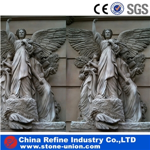 Antique Marble Figure Statue Factory, Sleeping Angel Statue Wholesale, Figure Statue , Refine Marble Angel Statue