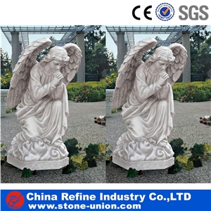 Antique Marble Figure Statue Factory, Sleeping Angel Statue Wholesale, Figure Statue , Refine Marble Angel Statue