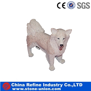 Beige Granite Animal Carving, Natural Granite Sculpture