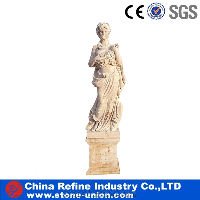 Cheap Multicolor Marble Huamn Sculpture & Statue, Garden Sculptures