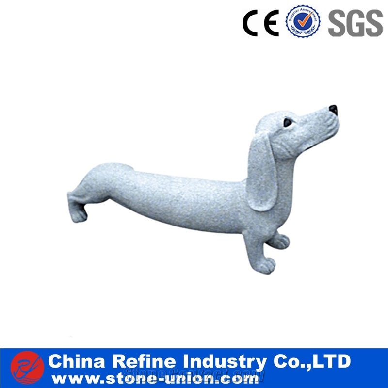 Cute Animals Statue White Animal Statues, Handcarved Animals Sculptures,Landscape Animals Sculptures