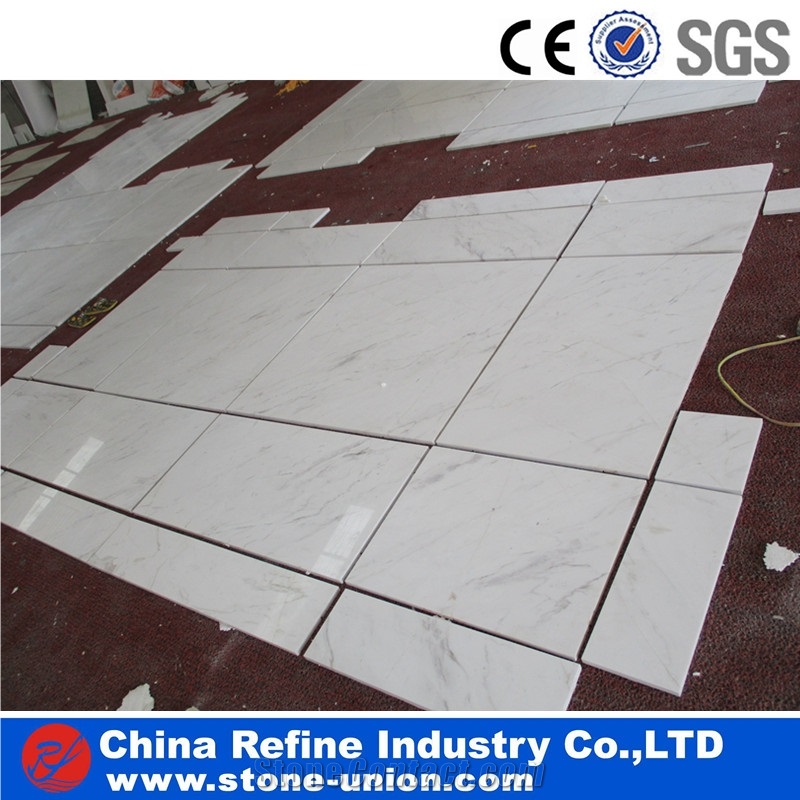 Factory Low Price Polished Volakas Marble Tiles White Marble,Branco Volakas,Dramas White,Macedonian White,Volakas Drama White,Volakas Dramas White