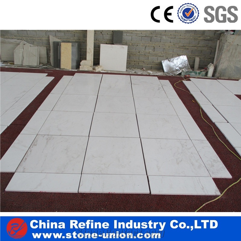 Factory Low Price Polished Volakas Marble Tiles White Marble,Branco Volakas,Dramas White,Macedonian White,Volakas Drama White,Volakas Dramas White