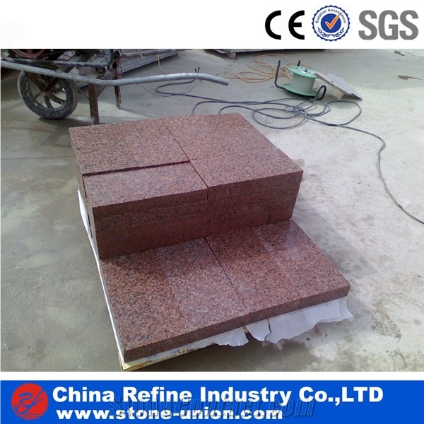 G386 Granite Tile and Slab ,Shidao Red Granite Paving Stone,Wholesale Cheap Floor Tile,Flamed Red Granite