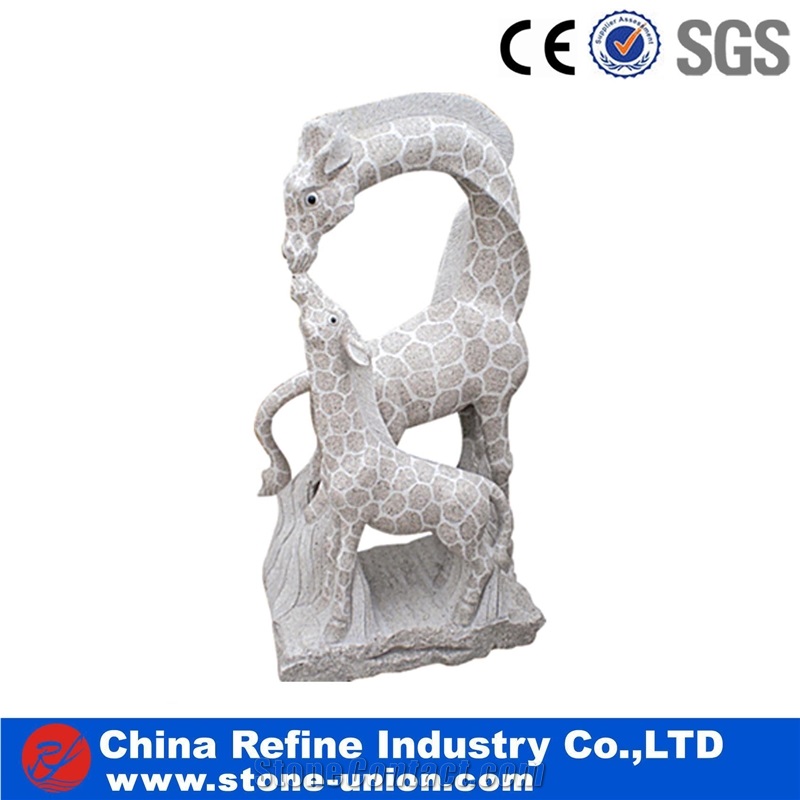 Granite Animal Carving,White Granite Sculpture, Statue