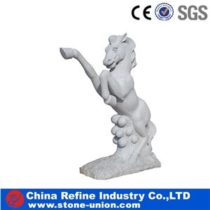 Granite Animal Carving,White Granite Sculpture, Statue