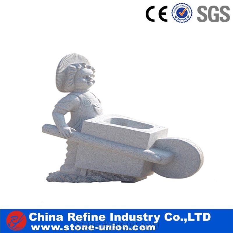 Granite Figure,Garden Figure,Granite Figure,China Supplier,Grey Granite Sculpture, Statue