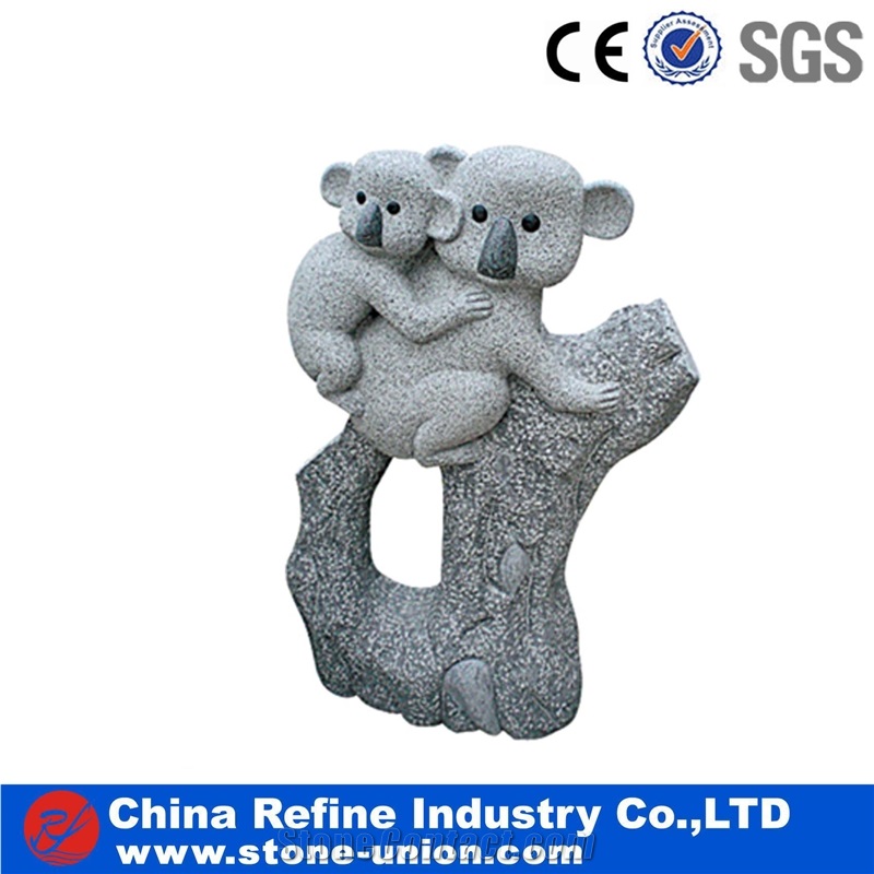 Grey Granite Animals Carving, Grey Granite Animal Sculpture & Statue