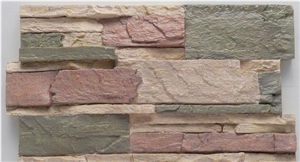 Mixed Color Slate Culture Stone , Brick Stacked Stone , Split Face Culture Stone Mixed Color Slate Culture Stone , Brick Stacked Stone , Split Face Culture Stone