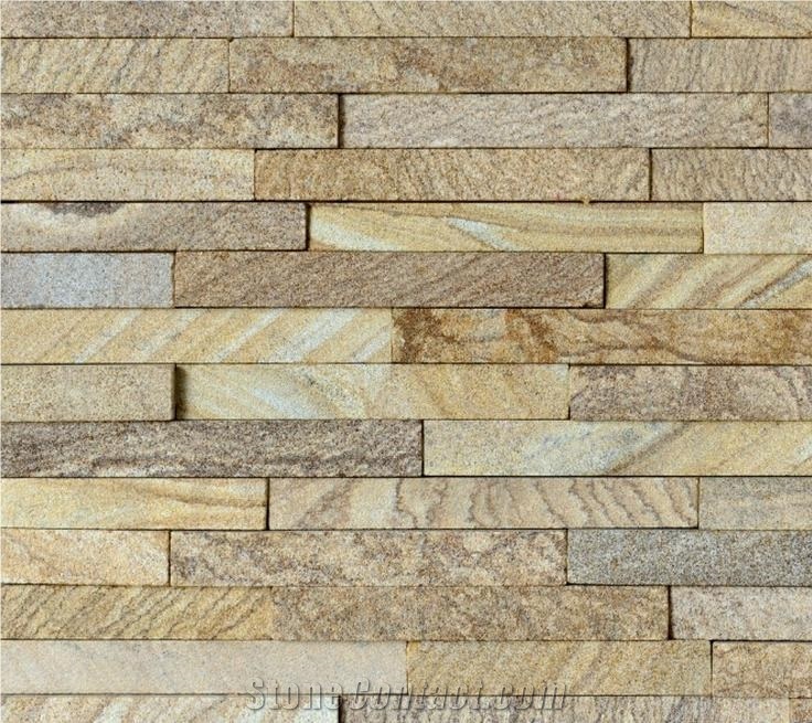 Mixed Color Slate Culture Stone , Brick Stacked Stone , Split Face Culture Stone