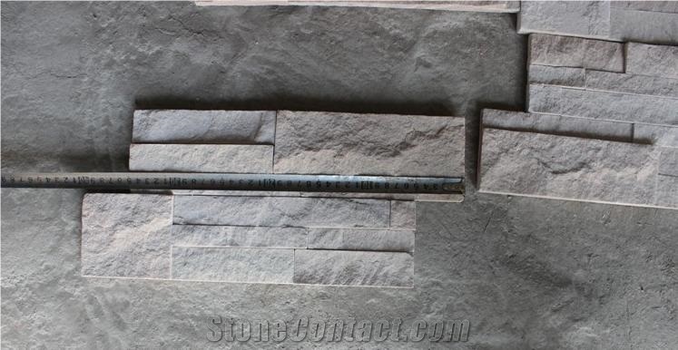 Mixed Color Slate Culture Stone , Brick Stacked Stone , Split Face Culture Stone