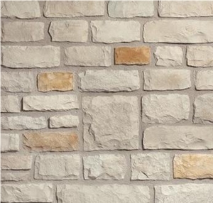 Mixed Color Slate Culture Stone , Brick Stacked Stone , Split Face Culture Stone