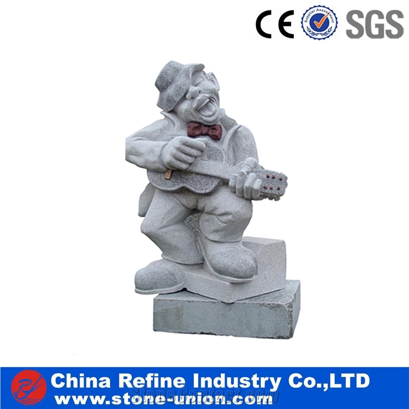 Natural Granite Human Sculptures, Head Statues, Famous Sculptures & Statues, High Quality Natural Granite Carvings, Carved by Hand